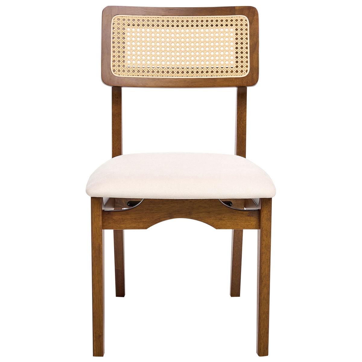ESSZIMMERSTUHL 2er-Set Dunkelbraun Rubonia - Dunkelbraun, Holz (48/81/59cm) - Beliani