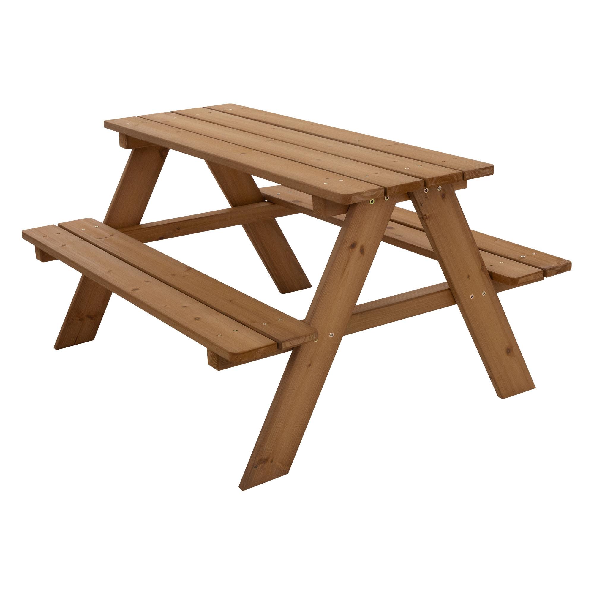 KINDERSITZGARNITUR Braun aus Massivholz - Braun, Holz - ML-DESIGN