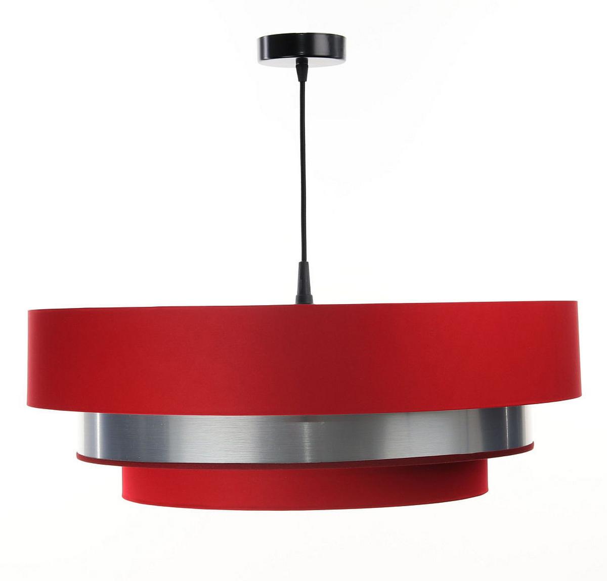 HÄNGELEUCHTE Rot 60/20 cm - Rot, Kunststoff (60/1.5/20cm) - ONZENO