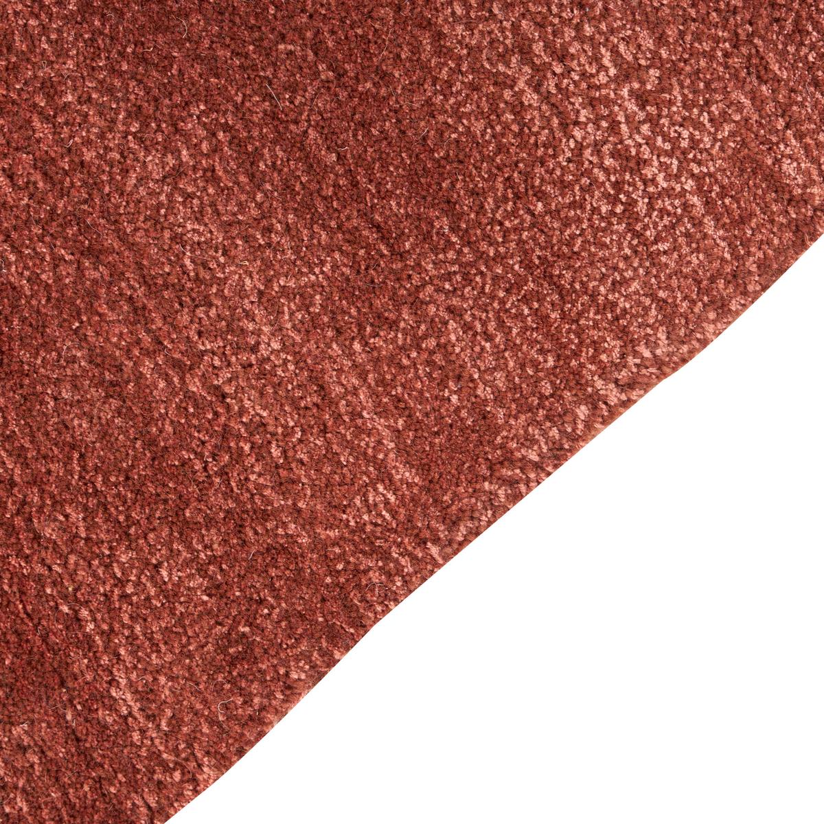TEPPICH Dunkelrot 160/230 cm Viskose Tando - Dunkelrot, Textil (160/230cm) - Beliani