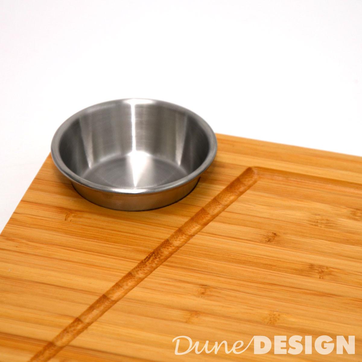 STEAKBRETT 25/30/2 cm, Bambus - Beige, Holz (25/30cm) - Dunedesign
