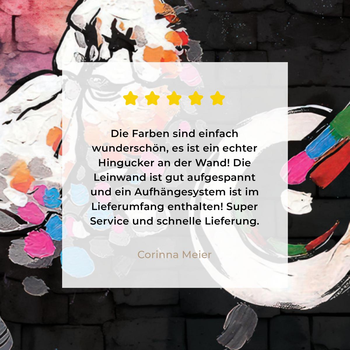 LEINWANDBILD Affe - Graffiti - Musik Wandbild 40x30 cm - Multicolor, Textil (40/30cm) - MuchoWow