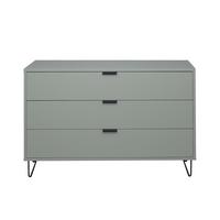 KOMMODE Erna 119x45x82 Pinie Green matt Lack - Grün, Holzwerkstoff (119/82/45cm) - 58aufmkessel
