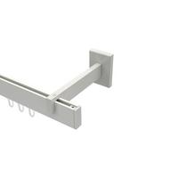 GARDINENSTANGE INNENLAUF Smartline Paxo 120 cm, 1-läufig, 14x35 mm Weiß - Weiß, Metall (120cm) - INTERDECO