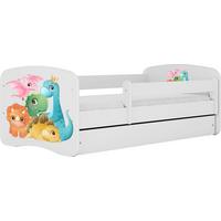 KINDERBETT Emily mit Schublade und Matratze, Weiß 80x160 cm - Multicolor, Holzwerkstoff (160/80cm) - WFL GROUP