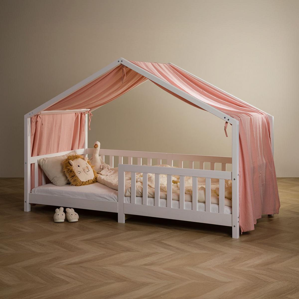 HAUSBETT-HIMMEL LIAN - Rosa, Textil - IDIMEX