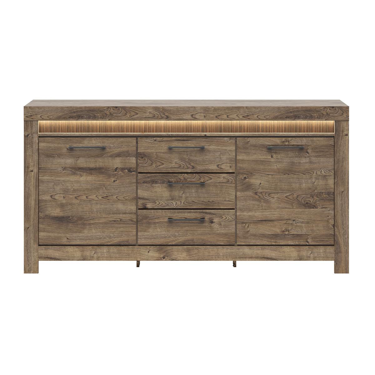 SIDEBOARD Amaury Holz - Braun, Holzwerkstoff (180/93/45cm) - Petits-meubles