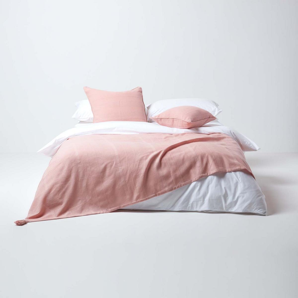 KISSENHÜLLE Rajput 45/45 cm, 100% Baumwolle - Rosa, Textil (45/45cm) - Homescapes