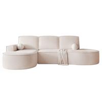 ECKSOFA SOFIA mit Schlaffunktion und Bettkasten Weiß - Weiß, Holzwerkstoff/Kunststoff (277/157cm) - Idohome