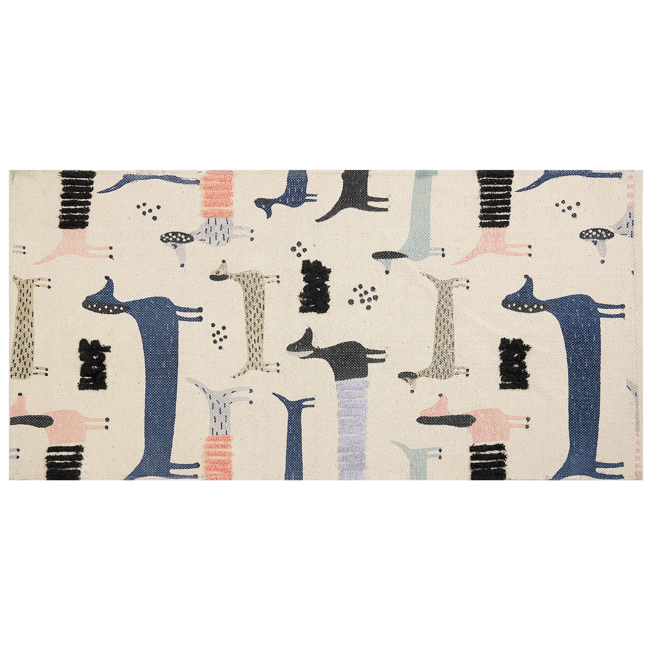 KINDERTEPPICH Temiaj 150/80 cm - Multicolor, Textil (80/150cm) - Beliani