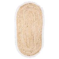NATURFASERTEPPICH braun handgewebt 100x50x1 cm - Multicolor, Naturmaterialien (100/50cm) - Wanderlust