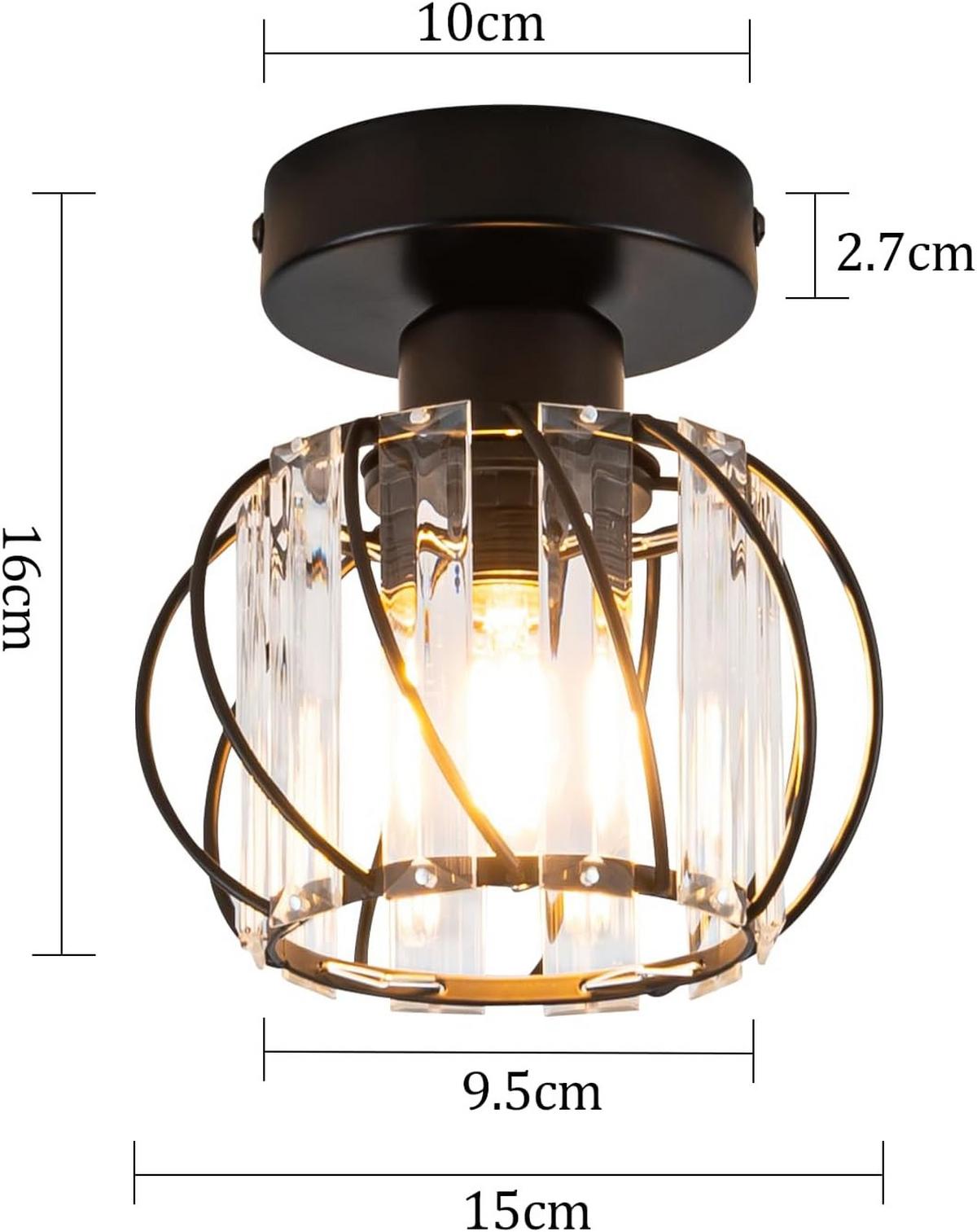 LED-DECKENLEUCHTE Welsar 16/15/15 cm - Schwarz, Metall (16/15/15cm) - ZMH