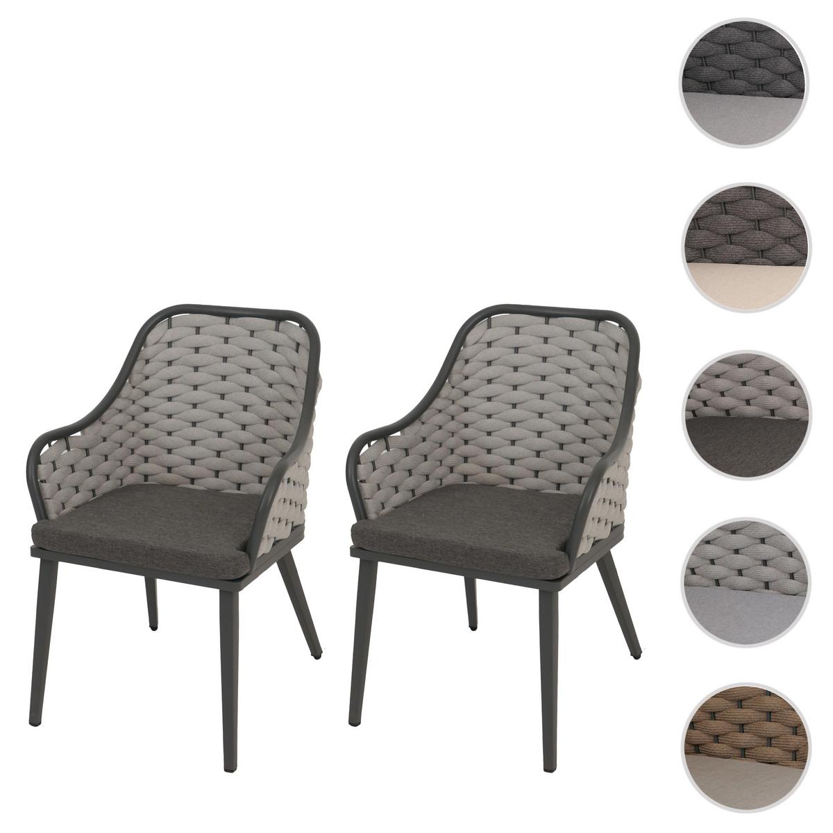 GARTENSTUHL Hellgrau, Grau - Hellgrau/Grau, Textil (59/84/63cm) - MCW