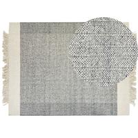 KURZFLOR-TEPPICH Tatlisu 230/160 cm - Grau, Textil (160/230cm) - Beliani