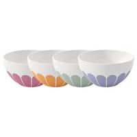 MÜSLISCHALEN-SET Fleur Vert bunt ø 14,1 cm 4-tlg. - Multicolor, Keramik (14.1cm) - Villeroy & Boch