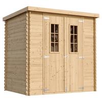 HOLZHAUS GARTENHAUSM 311C HOLZHAUS GARTENHAUS - B204xL142xH200 cm/ 2,22 m2 - Beige, Holz (200/200/142cm) - Timbela