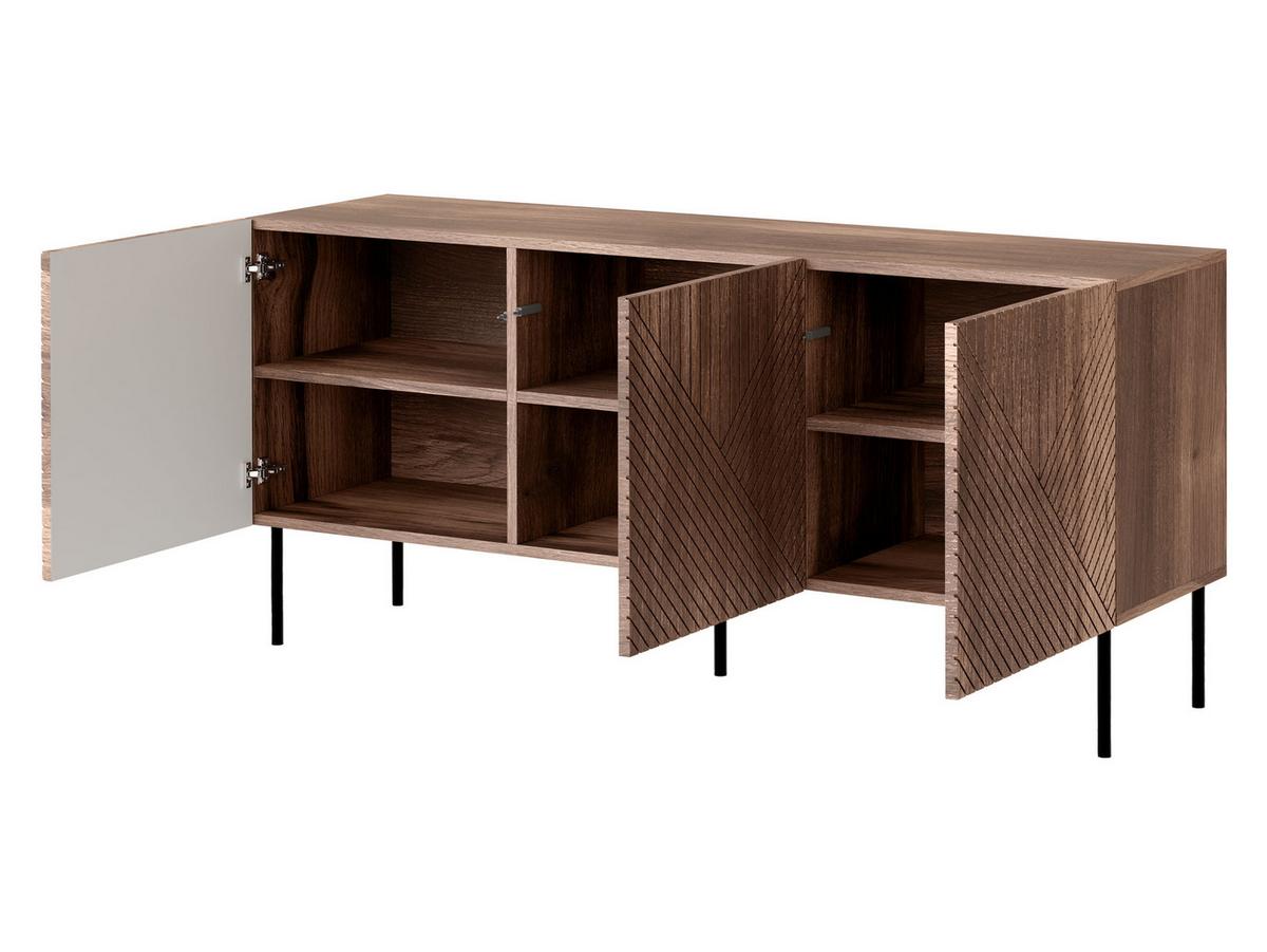 SIDEBOARD Art Deco Cashmere 3D 150 - Kaschmir, Holzwerkstoff/Metall (150/70/42cm) - MIRJAN24