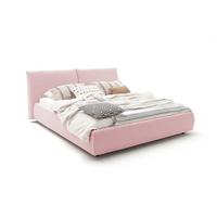 POLSTERBETT HENRY Pink Cord - Rosa, Textil (160/200cm) - KAWOLA