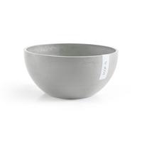 BLUMENTOPF Brussels 25/12 cm Hellgrau - Hellgrau, Kunststoff (25/12cm) - Ecopots