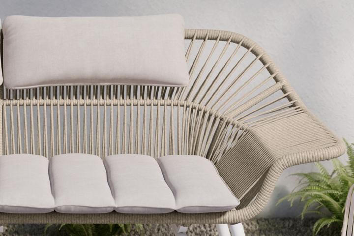 Gartenband Sitzauflage Rückenkissen Bezug Olefin