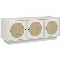SCHRANK Weiß Uyuni - Weiß, Holzwerkstoff (120/40/40cm) - Beliani