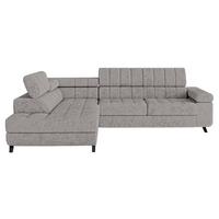 ECKSOFA Nord, Seite: Links - Alufarben/Schwarz, Holz/Textil (264/203cm) - MIRJAN24