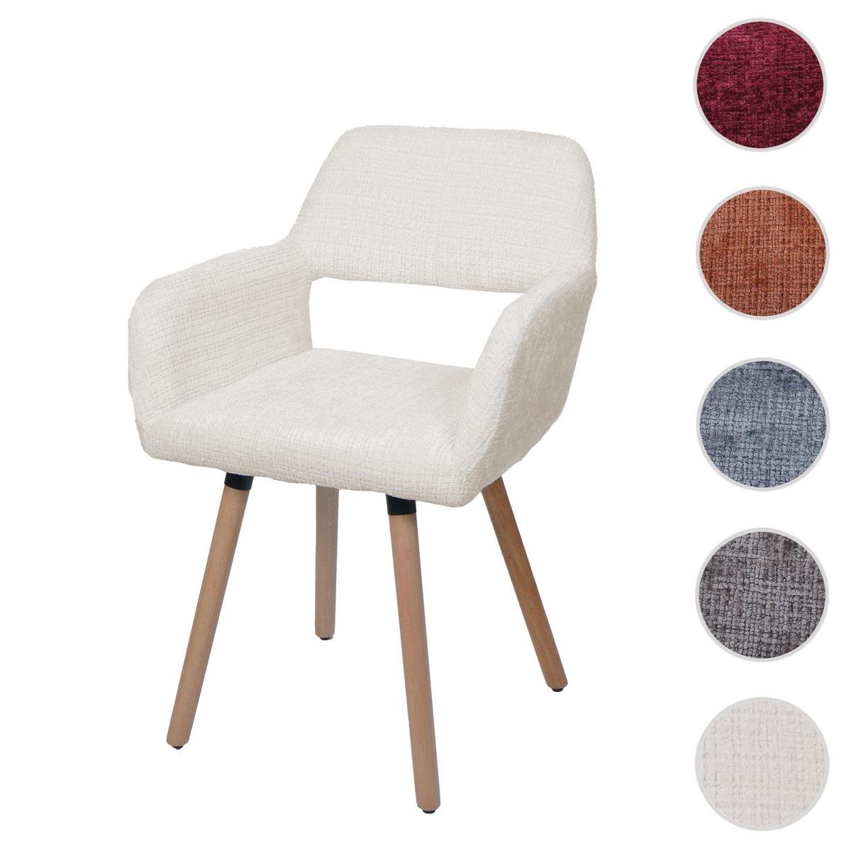 ESSZIMMERSTUHL Cremeweiß - Creme/Weiß, Textil (56/80/53cm) - MCW