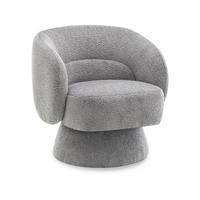 SESSEL franklin Grau - Grau, Textil (75/75/74cm) - Habitat Garten