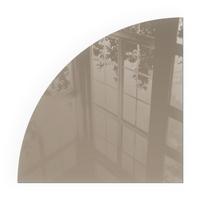 GLASPLATTE für Kamin 100x100 cm - Braun, Glas (100/100/0.4cm) - TULUP