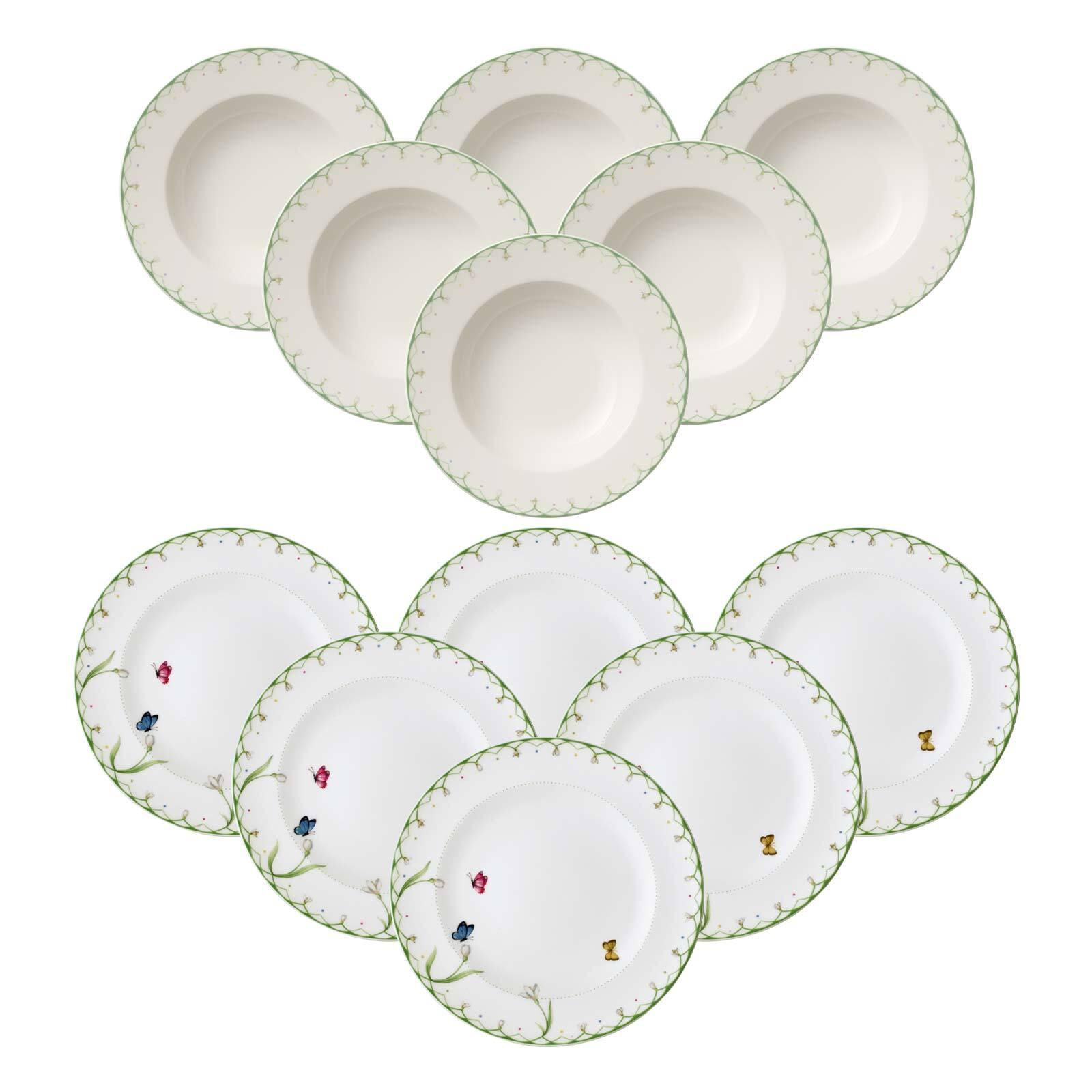 TAFELSERVICE Colourful Spring bunt 12-tlg. - Multicolor, Keramik (2/2/2cm) - Villeroy & Boch