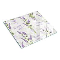 GLASPLATTE 60x52 cm Lavendel - Lila, Glas (60/0.4/52cm) - TULUP