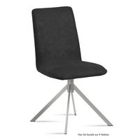 ESSZIMMERSTUHL (8er-Set) Dorice 47x92x60 Edelstahl/Anthrazit - Edelstahlfarben/Anthrazit, Kunststoff (60/92/47cm) - 58aufmkessel