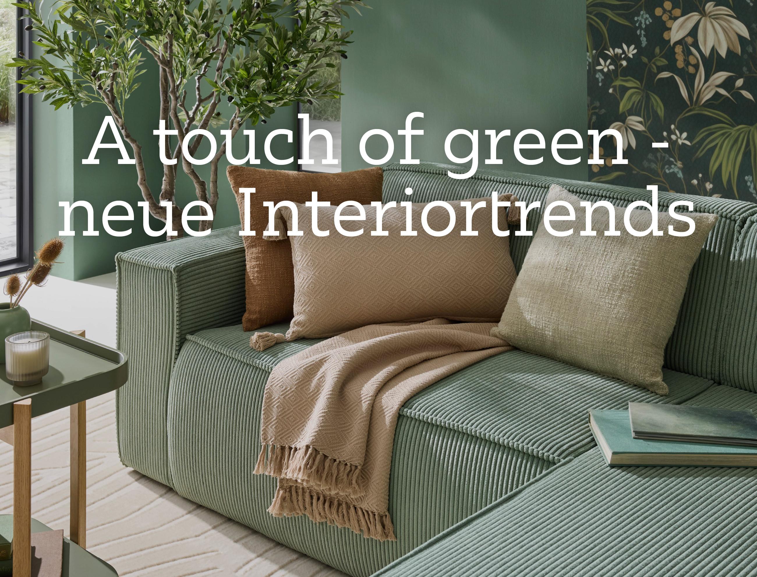 A touch of green - neue Interiortrends bei mömax