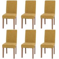 ESSZIMMERSTUHL Gelb 6er-Set - Gelb, Textil (42/90/50cm) - MCW