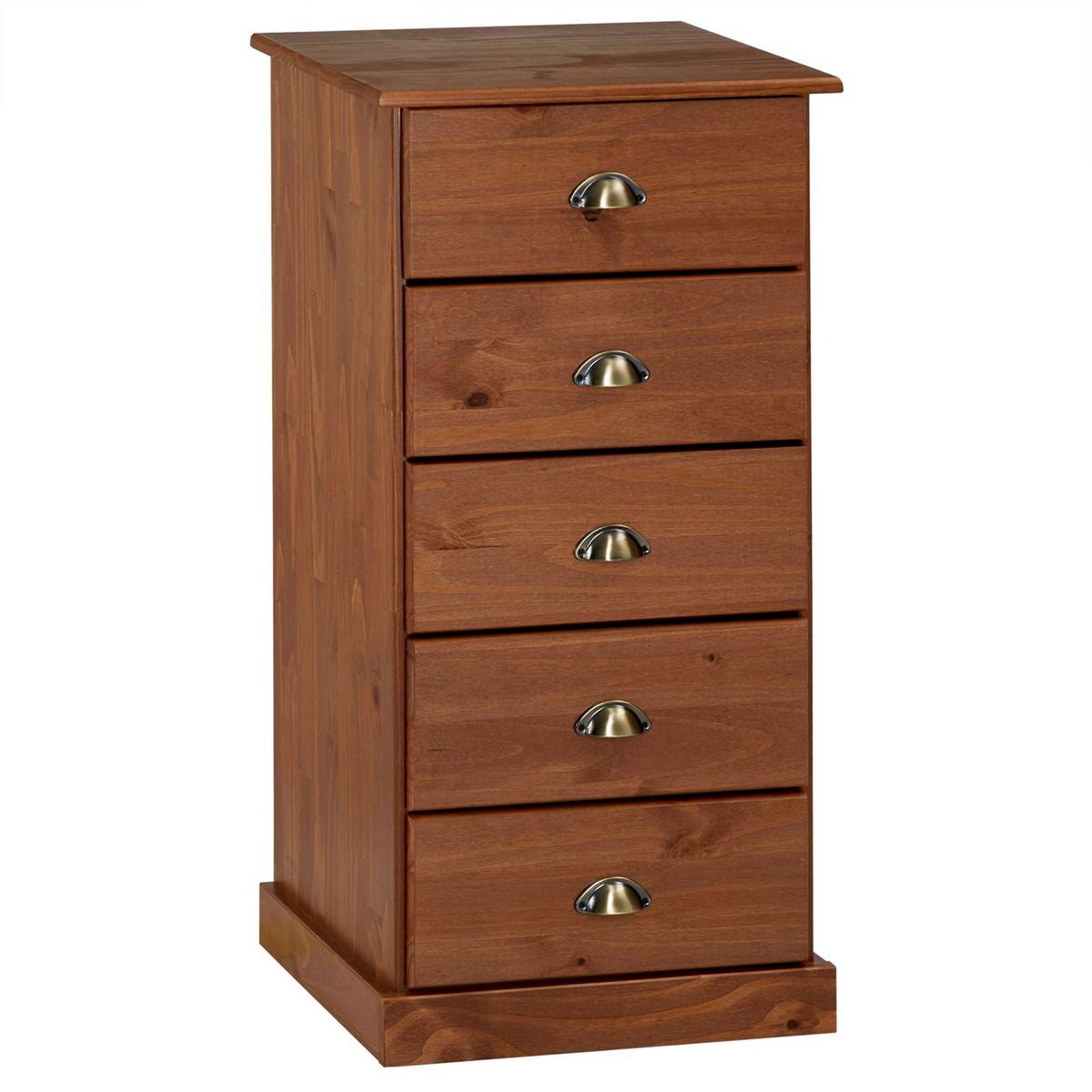 KOMMODE PARIS Kastanie - Kastanienfarben, Holz (48/95/39cm) - IDIMEX