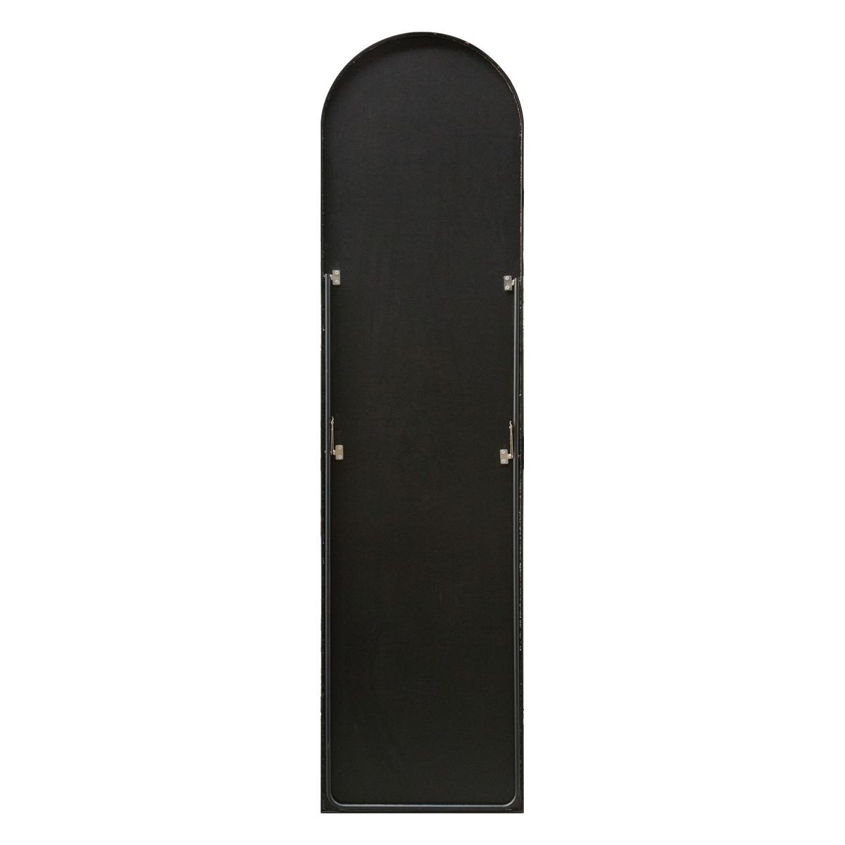STANDSPIEGEL Bugnara - Schwarz, Glas/Metall (38.4/160/158.4cm) - [en.casa]
