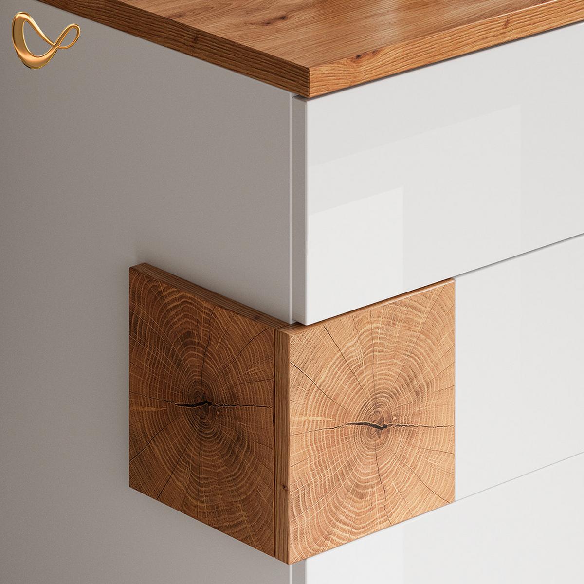 BADMÖBEL-SET Tanaro Weiß 5 Teile - Weiß, Holzwerkstoff (73/64/37cm) - Livinity®