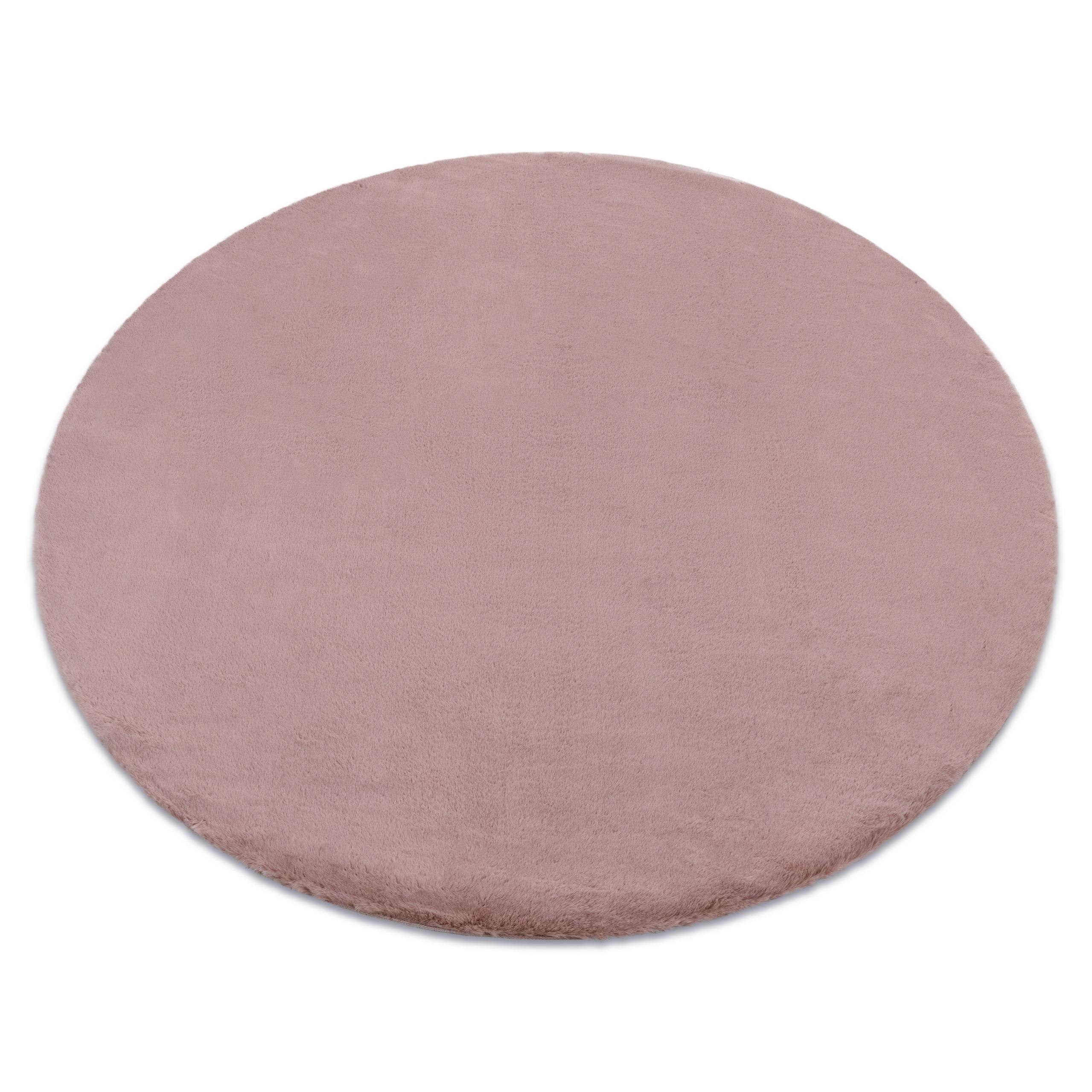 TEPPICH Bunny 80 cm - Pink, Textil (80/80cm) - rugsX