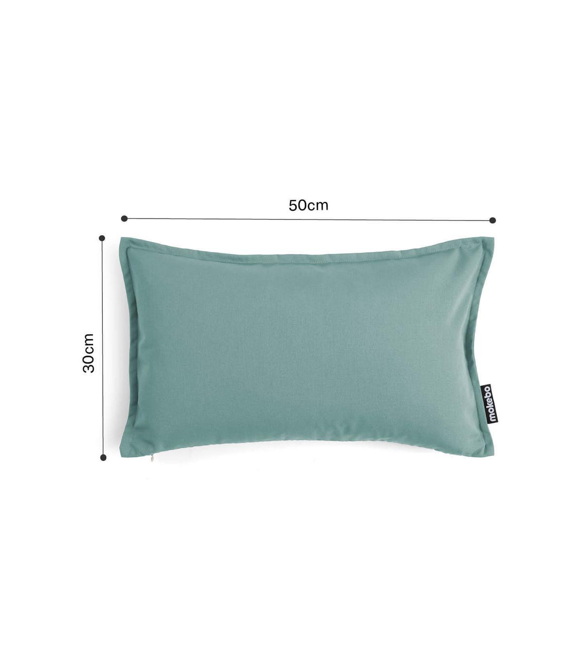 OUTDOORKISSEN SET Das Ruhepolster 2er-Set - Grün, Textil (50/6cm) - Mokebo