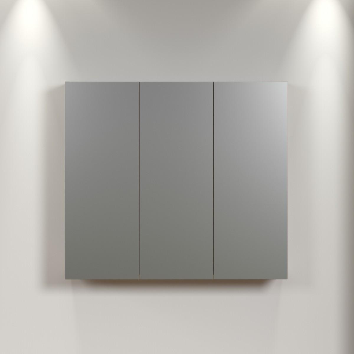 SPIEGELSCHRANK PureBliss Anthrazit - Anthrazit, Holzwerkstoff (90/80/20cm) - Trendteam