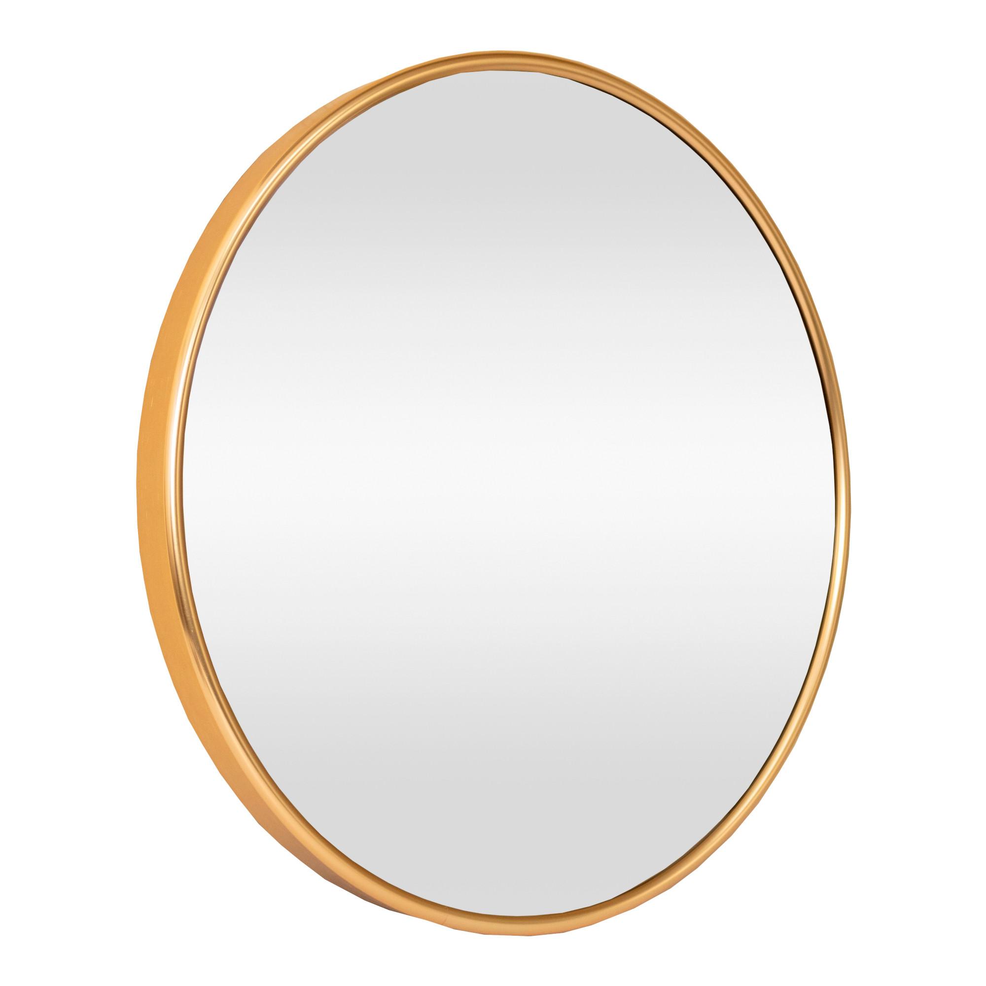 WANDSPIEGEL Ordona - Goldfarben, Glas/Metall (60/2.8/60cm) - [en.casa]