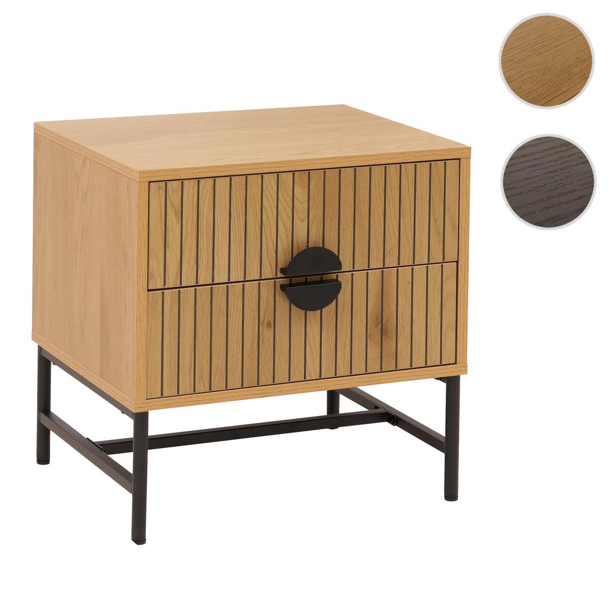 NACHTTISCH rechteckig Beige - Beige, Holz (48/50/39cm) - MCW