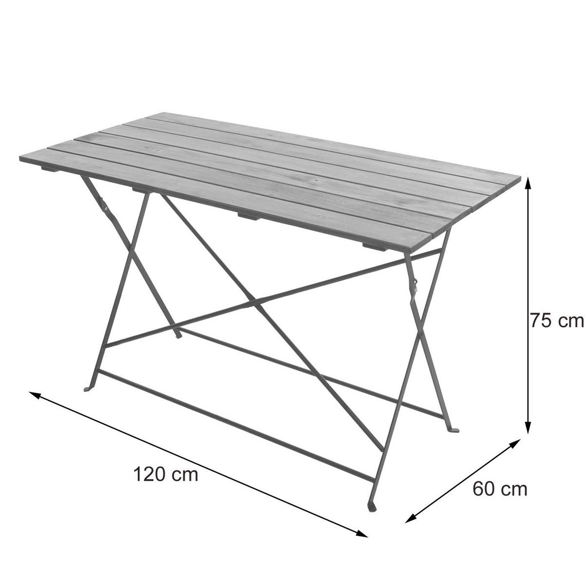 BIERGARTEN-SET Braun - Braun, Holz - MCW