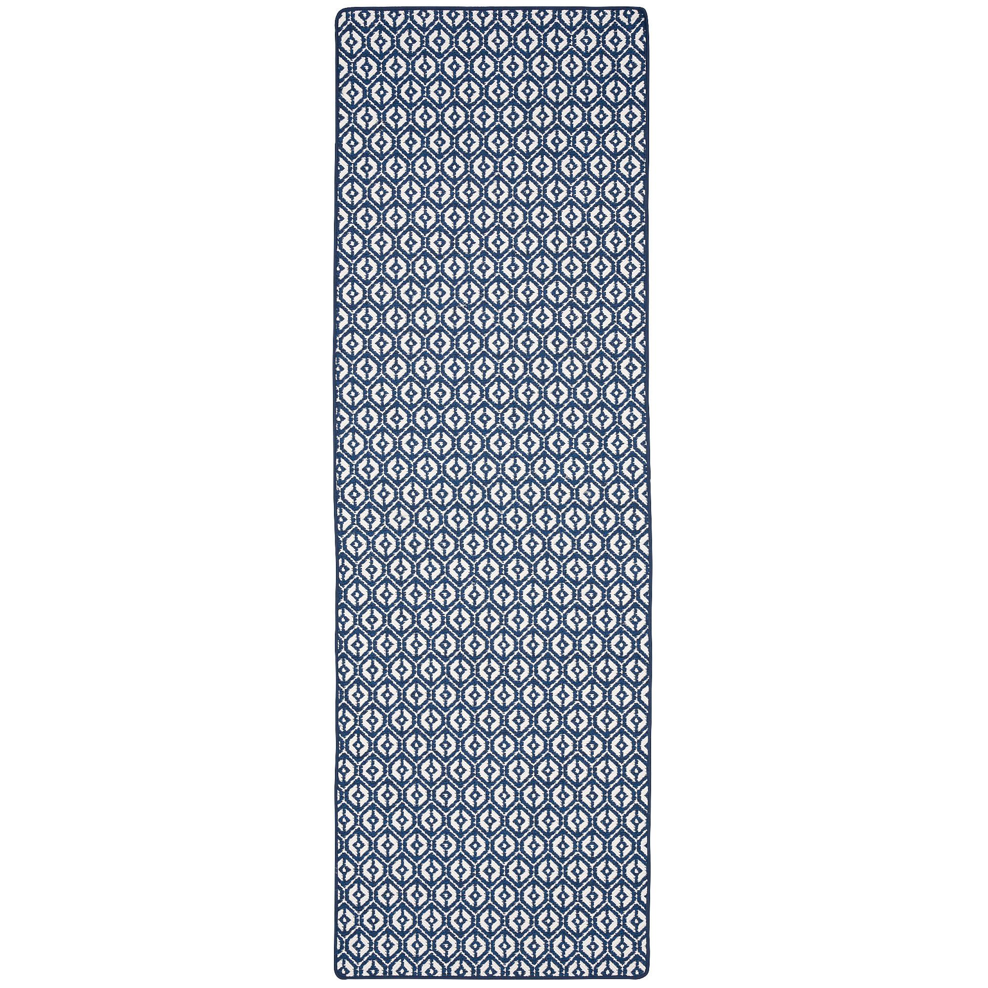 IN- UND OUTDOOR TEPPICH LÄUFER BEIDSEITIG CAPE COD - Blau, Textil (100/200cm) - Snapstyle