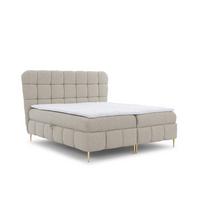 BOXBETT Grazia In Corbett - Hellbraun, Holzwerkstoff/Textil (140/200cm) - Fun Möbel