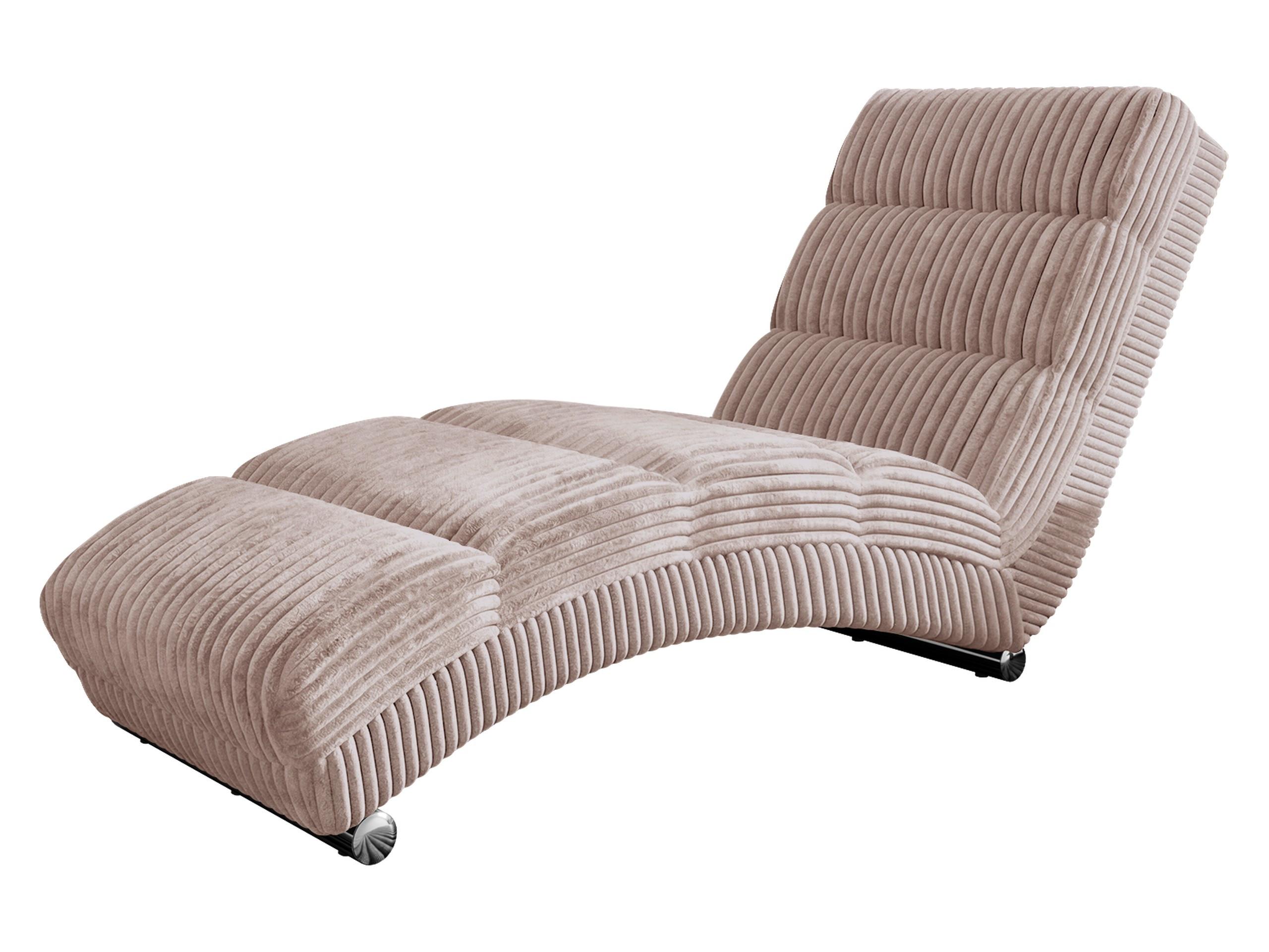 RELAXLIEGE Holiday Cord Bis - Chromfarben/Rosa, Holz/Textil (62/84/180cm) - MIRJAN24