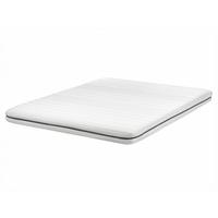 SCHAUMMATRATZE H2/3 Mittel 160/200 cm Enchant - Weiß, Textil (160/200cm) - Beliani