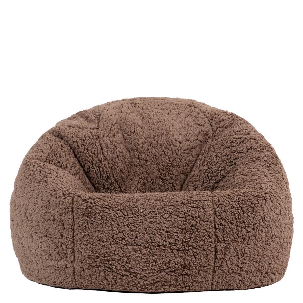 KINDERSITZSACK Kingston Fleece - Mokka, Textil (80/45/80cm) - icon