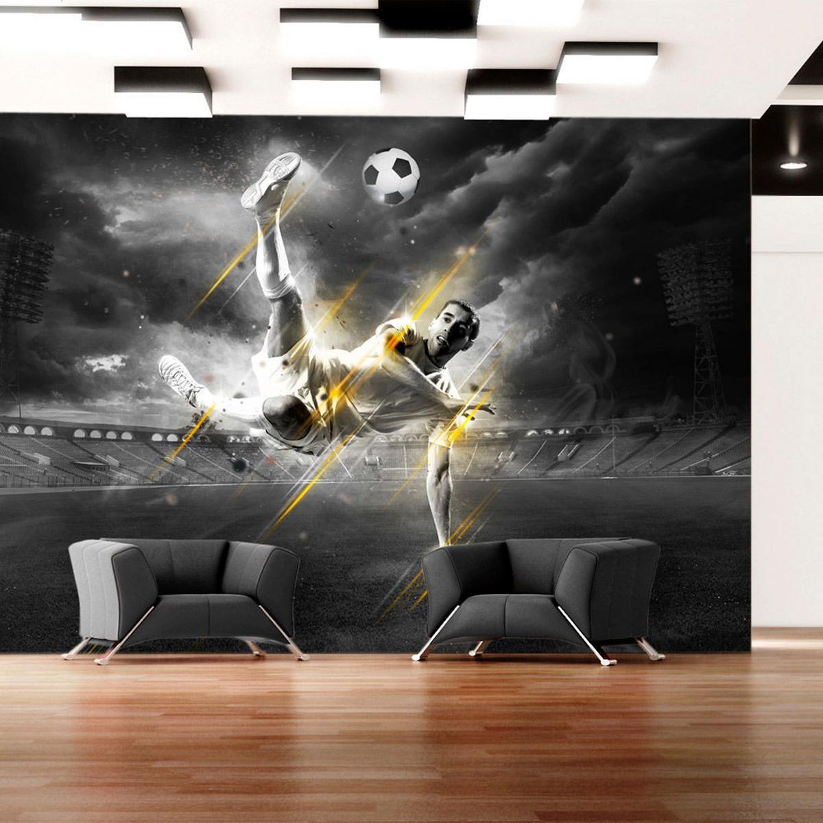 SELBSTKLEBENDE FOTOTAPETE 392/280 cm - Goldfarben, Textil (392/1cm) - KUNSTLOFT