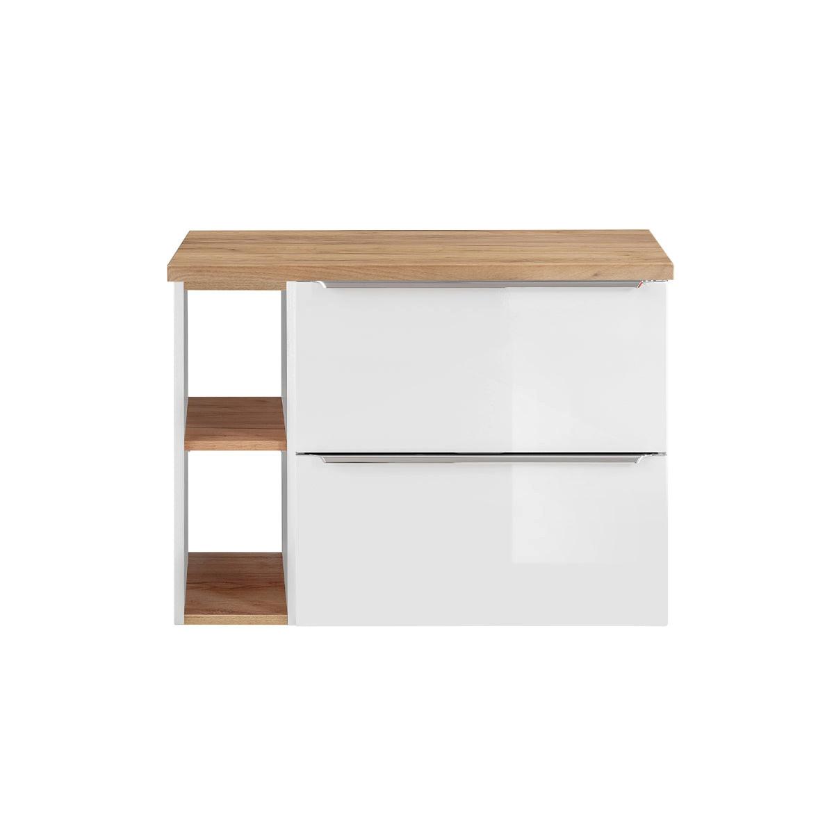 WASCHTISCHUNTERSCHRANK 80.4cm April Weiß - Weiß, Holzwerkstoff (80.4/59/46cm) - Petits-meubles